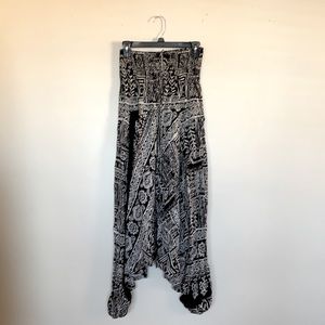 Harem printed pants